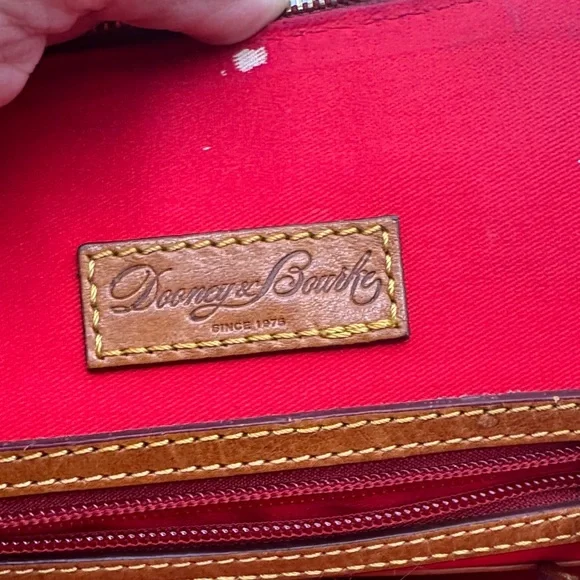 Dooney & Bourke Brown Leather Backpack As Is Condition - Picture 13 of 16